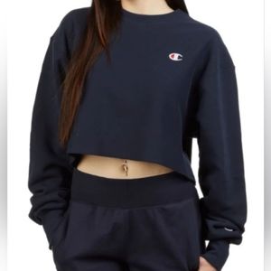 Champion Reverse Weave Cropped Crewneck Sweater